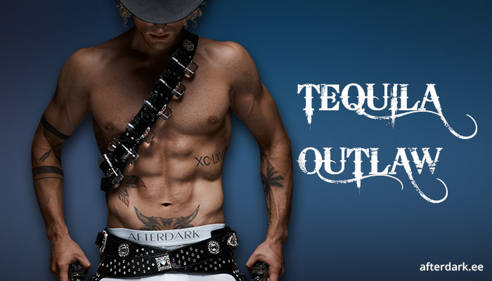 Tequila Outlaw Man Stripper Shot & Show